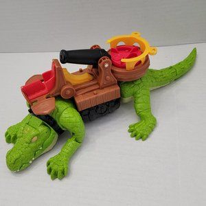 Fisher Price Imaginext Croc Animal Green crocodile 2015 Mattel